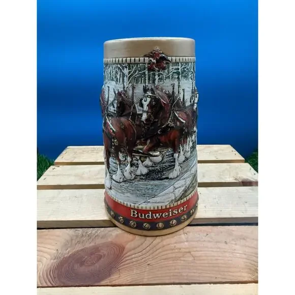 1988 Ceramarte Budweiser Clydesdale Stein-Made Brazil-Collector Series - Picture 3 of 8